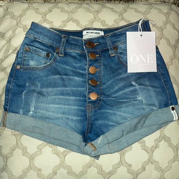 ONE BY ONETEASPOON HIGH RISE SHORT - Picture 4 of 10